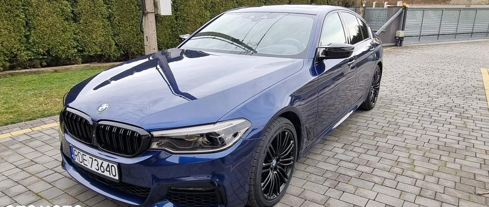 BMW Seria 5 cena 165000 przebieg: 140000, rok produkcji 2017 z Krzeszowice małe 781